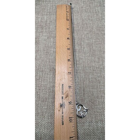 Double Elephants Heart Necklace I Love You Engraved Valentines Mothers Day - Picture 3 of 6